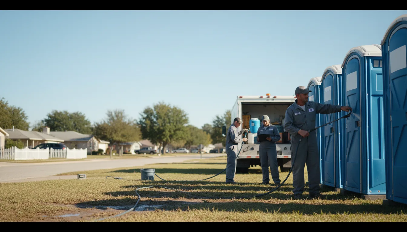 Long-Term Portable Toilet Rental in Port Allen, LA near me